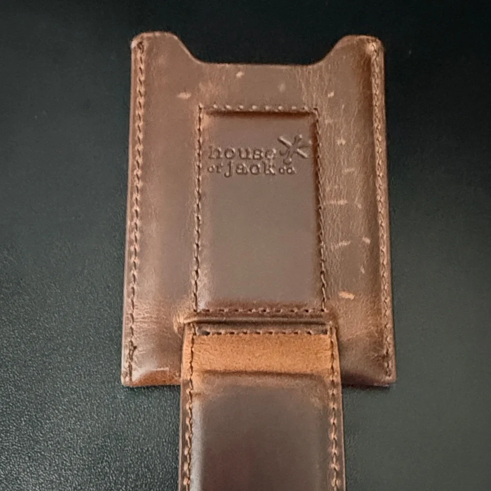House of Jack - Brown Leather Phone Card Holder